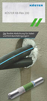 Abdichtung für Kabel- und Rohrdurchführungen