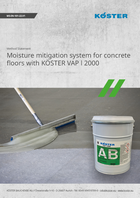 KOESTER Method Statement KÖSTER VAP l 2000